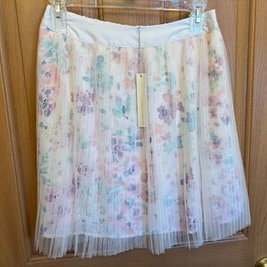 NWT LC Lauren Conrad Pleated Tulle Skirt Size Small
